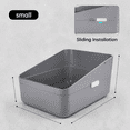thumbnail image 5 of Dark Grey Small Cat Litter Box For Cats Under 8 Lbs, Space Saving Indoor Use, 5 of 9