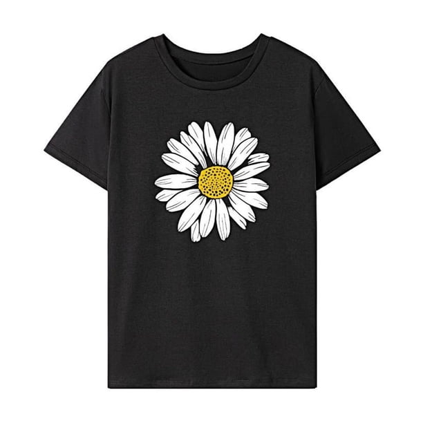 Camiseta básica para mujer jinwen XL con cuello redondo para deportes y uso diario