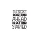 thumbnail image 3 of Adhesivo de pared con cita motivacional «El secreto de salir adelante», 3 of 3