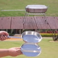 thumbnail image 4 of Eigraketly Fiambrera con mango antiescaldado, vajilla para exteriores, juego de hervidor de agua, contenedor de comida a prueba de herrumbre, herramienta de Kits de desorden para acampar Eigraketly OD024249-00, 4 of 6