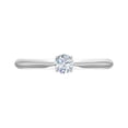 thumbnail image 3 of 0.2 Carat Prong Set Solitaire Diamond Engagement Ring Band in 14K White Gold (Ring Size 7), 3 of 6