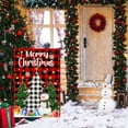 thumbnail image 6 of Christmas Garden Flag, Merry Christmas Flags 12.5x18 Double Sided, Christmas Tree Snowman with Buffalo Plaid Burlap Vertical Small Winter Yard Flag Holiday Decorations Signs for Home Outdoor Outside, 6 of 6