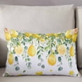 thumbnail image 3 of Lemon Eucalyptus Throw Pillow Cover 24 x 36 Inch Decorative Pillow Cover Farm Flower Fruit Country Boho Summer Lumbar Pillowcase Seasonal Rectangle Cushion Case for Couch Sofa Bed Living Room, 3 of 7
