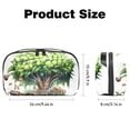 thumbnail image 5 of Coconut Jujube Tree Charger Organizer Hard Drive Bag Cable Cord Organizer Small Storage Pouch Oxford Fabric Waterproof Electronic Digital Accessories Travel Case 5.9x9.44x3.14 in., 5 of 6
