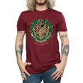thumbnail image 3 of Harry Potter Mens Wreath Cotton Christmas T-Shirt, 3 of 5