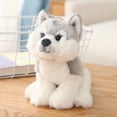 thumbnail image 1 of Juguetes de peluche de la vida Real para niños, Bulldog Francés, Chihuahua, perro realista suave, animales de peluche, muñeca de perro Shiba Inu, regalos de Navidad para bebés Fivean unisex, 1 of 2