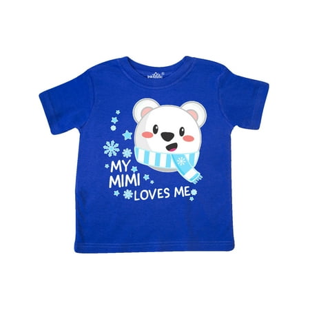 

Inktastic My Mimi Loves me- polar bear Gift Toddler Boy or Toddler Girl T-Shirt