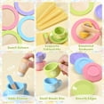 thumbnail image 3 of Juego de platos de cocina Toyssa de madera para niños, 34 piezas, 3 of 9