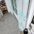 thumbnail image 3 of Vikakiooze Trees Sheer Curtain Tulle Window Treatment Voile Drape Valance Fabric, 3 of 9