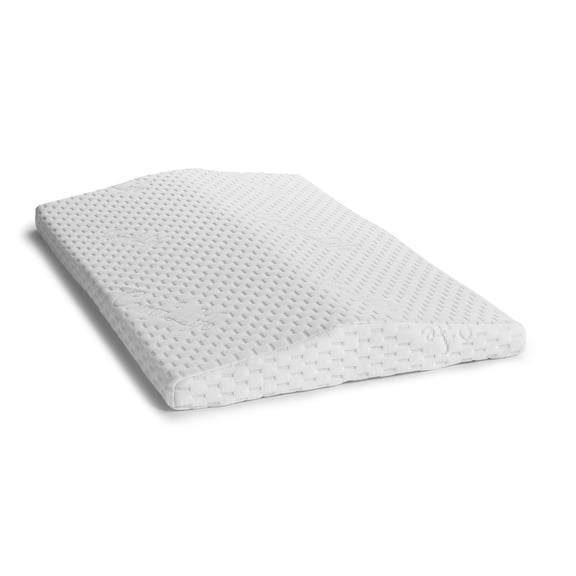 ComfiLife Orthopedic Memory Foam Triangle Wedge Sleeping Pillow for Side Back and Stomach Sleepers White
