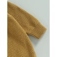 thumbnail image 6 of Bagilaanoe Newborn Baby Girl Boy Knitted Sweater Long Sleeve Pullover 3M 6M 9M 12M 18M 24M Infant Warm Jumpers Tops Fall Loose Knitwear, 6 of 7