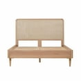 thumbnail image 3 of Pemberly Row Handmade Contemporary Natrual Ash Cane Bed in King, 3 of 9