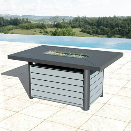 Borealis Kilis Aluminum Propane Fire Pit Table Walmart Com