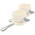 thumbnail image 3 of Shisuyan Pvc Flag Pole Rings 2Pcs 1.49X1.49X1.18In, 3 of 9