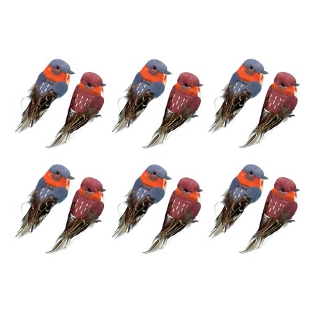 

12pcs Garden Bird Ornaments Kid s Bird Toys Simulation Bird Models Yard Decors