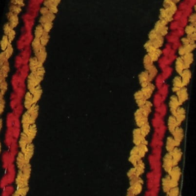 The Ribbon People Black and Yellow Wired Craft Ribbon 2.5" x 20 Yards