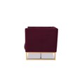 thumbnail image 4 of Royce Accent Chair Burgundy, 4 of 10