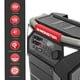 thumbnail image 4 of Monster Rockin' Roller 270 Altavoz inalámbrico portátil para interiores y exteriores, 200 vatios, hasta 100 horas de reproducción, resistente al agua IPX4, cargador Qi, conexión a otro altavoz TWS (re, 4 of 5