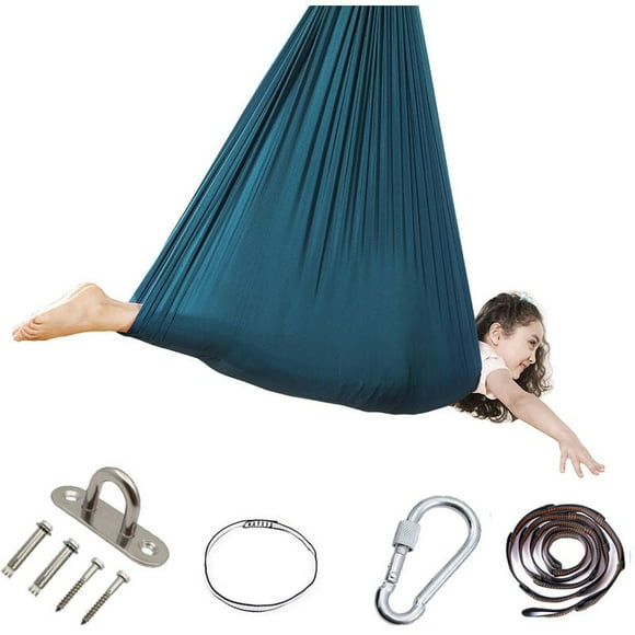 Elastic Hammock for Therapy & Fun, Hugging Hang Chair 360° Indoor/Outdoor Kids' Sensory Swing