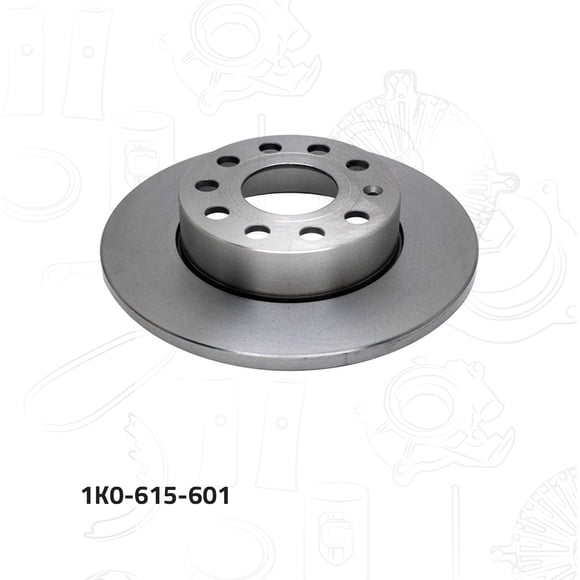 Disco Freno FP Para Volkswagen Bora 2005 - 2010