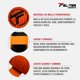 thumbnail image 3 of CODERA  PROTECTOR DE BATEO BEISBOL, ADULTO , FELTER, NARANJA/NEGRO, 3 of 7