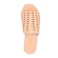 thumbnail image 3 of XYD Women Clog Platform Heels Mules Open Toe Woven Sandals Backless Summer Retro Outing Weekend Shoes Size 11.5 Natural, 3 of 4