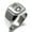 Silver, variant on Stainless Steel Formidable Kong Gorilla Engraved Square Flat Top Biker Style Polished Ring