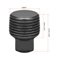 thumbnail image 2 of Unique Bargains Outer Square Head Pipe Fitting Plug 3/8NPT Male Thread Carbon Steel 2Pcs, 2 of 5