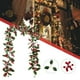 thumbnail image 5 of Guirnalda de flores artificiales con hojas verdes, adornos colgantes estilo D, 5 of 9
