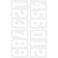 thumbnail image 2 of S.E.I. 5-inch Iron-on T-Shirt Numbers, Varsity Number Flock Heat Transfers, White, 2 of 4