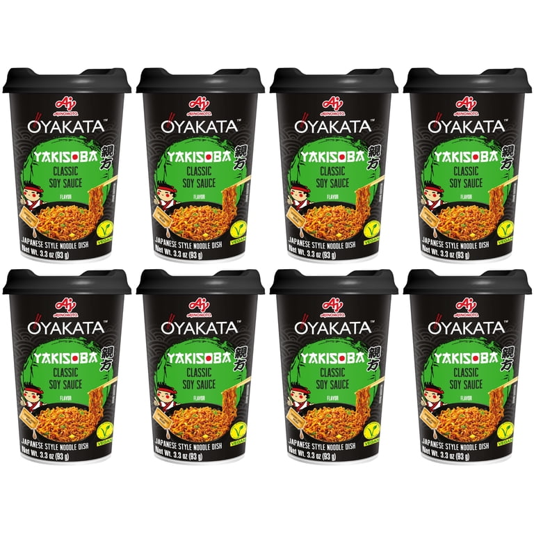 Ajinomoto Oyakata Yakisoba Soy Sauce Flavor Instant Noodles, 3.3