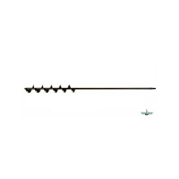 Power Planter 3 Inch X 48 Inch Steel Extended Bulb Auger With Standard Tip