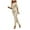 Beige, variant on Lilgiuy Fashion Womens Solid Short Sleeve Zipper Bandage Pockets Button Jumpsuit White 10(XL) Winter Clothes for 2022