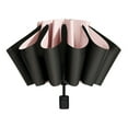 thumbnail image 4 of Yindaity Flat Lightweight Umbrella Parasol Folding Sun Umbrella Large Umbrella,Pink, 4 of 4