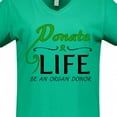 thumbnail image 4 of Inktastic Donate Life-Be an Organ Donor Women's V-Neck T-Shirt, 4 of 5