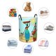 thumbnail image 4 of Balery African Women Cesta de ropa redonda con asas, impermeable, independiente, para ropa, juguetes, dormitorio y familia-Medium, 4 of 6