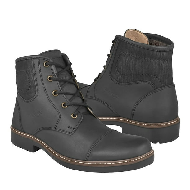 BOTINES CASUALES PARA CABALLERO MERANO 47152 PIEL NEGRO MERANO