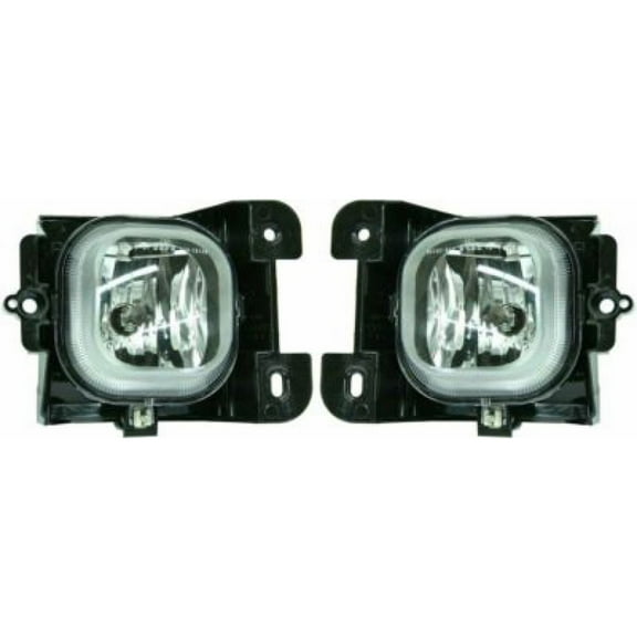 For Ford Ranger Fog Light Assembly 2004 2005 Pair Driver and Passenger Side For FO2592216   FO2593214