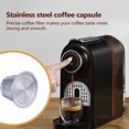 thumbnail image 3 of Cápsulas de café rellenables de acero inoxidable Filtro de taza de cápsula de café reutilizable Compatible con Nespresso U CitiZ, 3 of 6