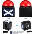 thumbnail image 2 of 2 paquetes de zumbadores de respuesta de juego, botones de alarma con sonido y luz roja, zumbadores de juego, concurso de preguntas divertido, botón de respuesta, espectáculo de juegos, accesorios de fiesta para adultos, adolescentes, niños y niñas Rojo Verde, 2 of 5