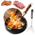thumbnail image 1 of Uncoated Thick Iron Pot, Japanese Iron Pan for Cooking, Hand-Forged Non-stick Cast Iron Skillet, High Purity Frying Pans for Kitchen, for Induction Cookers and Gas Stoves, 1 of 6