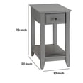 thumbnail image 2 of Benjara Astonishing Side Table, Gray, 2 of 6