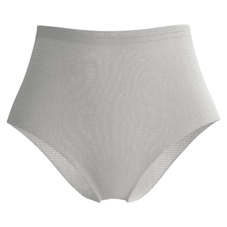 Fulorrnie Underwear for Women High Waisted Seamless Sport Comfort Panty Elastic Waist Stretchable Panties  Light Gray  L