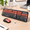 BlackOrange, variant on GradientMatchaGreen Wireless 104 Key Full-Sized and Mouse Set for Windows PC Laptop Desktop
