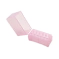 thumbnail image 4 of Soporte para brocas de uñas shamjiam organizador de acrílico a prueba de polvo plegable Rosa claro Rosa transparente, 4 of 9