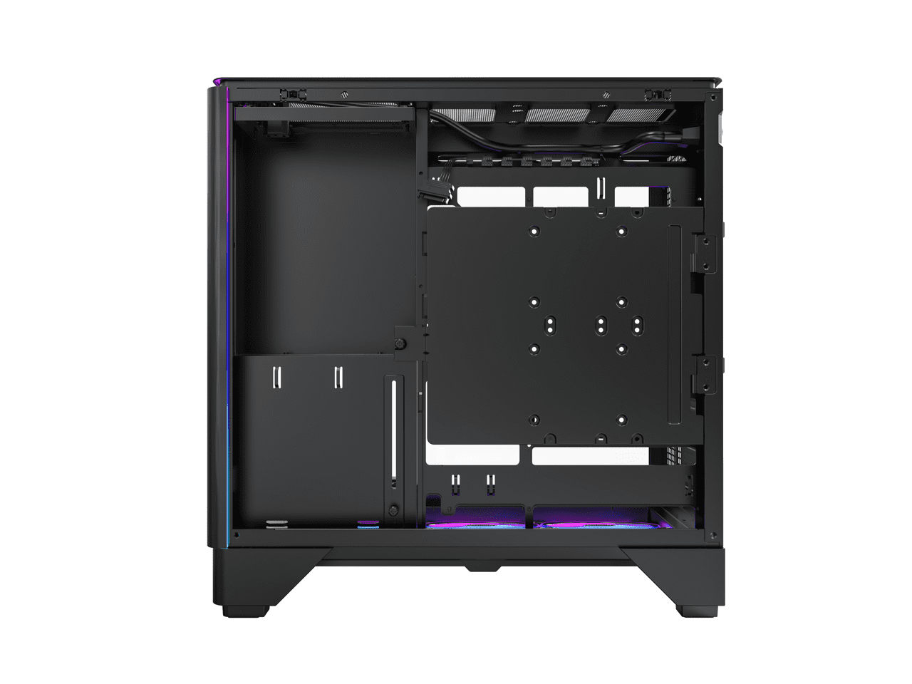 MONTECH KING 45 PRO KING45PB ATX PC Case, Curved Panoramic Glass, 4 ARGB PWM Fan Pre-Installed