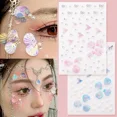 thumbnail image 5 of Waterproof Long Lasting Body Art Stickers Fake Skin Decals for Women Men Party Festival Makeup, 5 of 10
