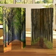 thumbnail image 6 of Oriental Furniture 6 ft. Tall Autumn Footpath Canvas Room Divider - 3 Panel, 6 of 6