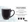 thumbnail image 2 of Bistro Coffee Mugs 16 oz. Set of 10, Bulk Pack - Great for Tea, Cocoa, Diner, Travel mugs - White, 2 of 5