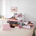 thumbnail image 6 of Homewish Black Girl 7-Piece Twin Bedding Sets,Flying Butterfly Bedding Comforter Set,Chic Flower Rose Breathable Sheet Sets,Ultra Soft Home Decor,Reversible, 6 of 8